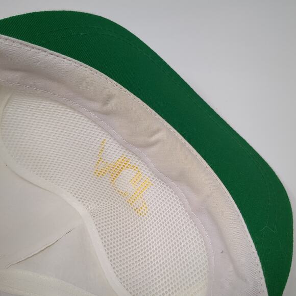 AGP Slideback Rope Hat White OS Adjustable Embroidered K-Brand Vintage - Picture 8 of 9